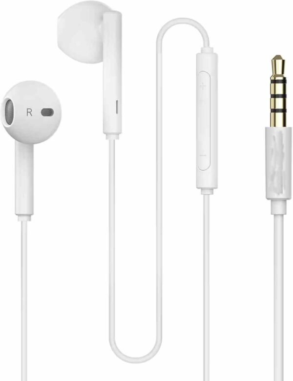 Ear 3.5mm Wired Earphones with In Line HD Mic